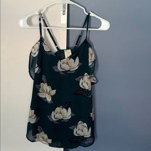 Floral Turquoise Blouse